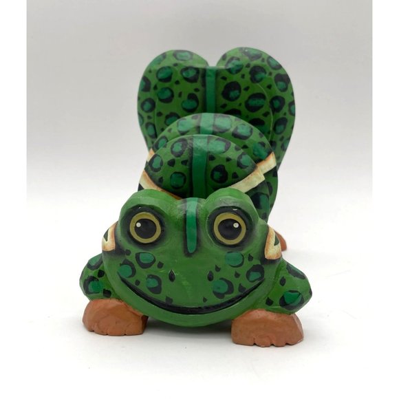Unique Cute Wooden Frog Paper Holder - Picture 1 of 5